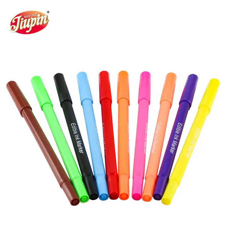 Hot selling bakery tools edible ink pens dual tips edible pen markers set for baking food cookie