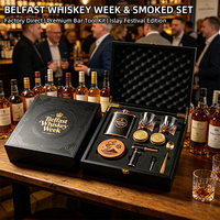 Belfast Whiskey Week Whiskey Smoker Kit voor distilleerderijen, bars, restaurants, cadeauwinkels, rechtstreeks van de fabriek, met houtchips en brander