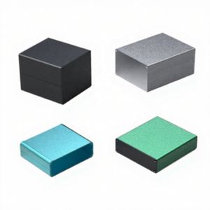 EBM Aluminum Alloy <b>Enclosure</b> Electrical Control Box IP55 Protection Custom Anodized Silver Extrusion Case PCB Electronics - Product Image 3