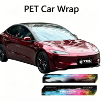 Film de protection de voiture TRG-FILM PET Rouge Sang de Dragon – Support usine OEM ODM, logo personnalisé, couleur et taille sur mesure – Importateurs mondiaux