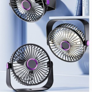 ไดชิมินิแฟน 1000mAh พัดลมตั้งโต๊ะแบบพกพาแบบชาร์จไฟได้ USB พร้อมคลิปสำหรับใช้ในหอพักนักเรียน - Product Image 2