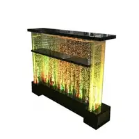 Custom Made Lounge Acrylic LED Bar Counter with Water Bubbles