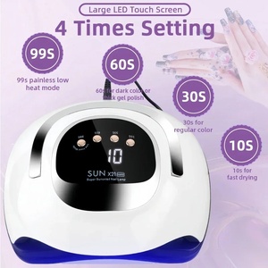 Lampe UV professionnelle SUN X21 MAX 72 LED 320W pour ongles, séchoir électrique avec 4 minuteurs et détection automatique pour vernis gel et plastique pour ongles - Product Image 2
