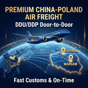 プレミアム中国-ポーランド航空貨物DDU/DDP：戸口から戸口まで、迅速な通関、時間厳守の配送。 - Product Image 1