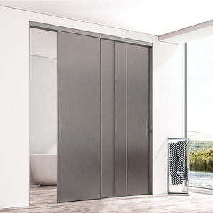 Simulation <span class=keywords><strong>coulissante</strong></span> <span class=keywords><strong>Opaque</strong></span> <span class=keywords><strong>verre</strong></span> salle de bain <span class=keywords><strong>porte</strong></span> vitrée avec serrure anti-poussière insonorisée 45x16mm aluminium couloir Flst <span class=keywords><strong>porte</strong></span> <span class=keywords><strong>en</strong></span> <span class=keywords><strong>verre</strong></span> - Product Image 2