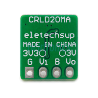 Module de chargeur de batterie au lithium CRLD20MA 3,7 V 500 mA avec sortie LDO 3 V 3,3 V ultra compact 12x11 mm