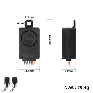Alarme antivol pour vélo électrique Maserati 48V-72V, scooter électrique, alarme de sécurité avec télécommande, batterie lithium-ion - Product Image 2