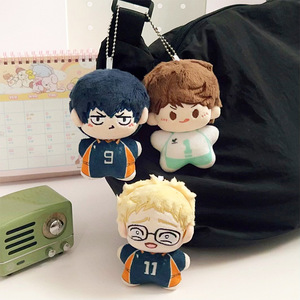 Peluche Anime <span class=keywords><strong>Haikyuu</strong></span> Hinata Shoyo Kageyama Tobio Kawaii, collection de personnages, 10 cm, en coton, jouet décoratif - Product Image 5