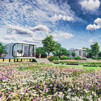 Maison capsule préfabriquée Guose, hôtel préfabriqué de luxe