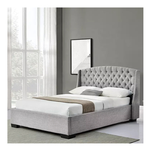 <span class=keywords><strong>Lit</strong></span> en tissu avec tête de <span class=keywords><strong>lit</strong></span> fantastique, ensemble de meubles de <span class=keywords><strong>luxe</strong></span>, Style en bois, taille King, simple, Double, cadre de <span class=keywords><strong>lit</strong></span> rembourré - Product Image 4
