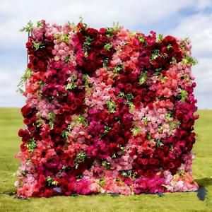 Pared de Flores Artificiales de Alta Simulación, Diseño 3D 5D, Decoración para Bodas, Fiestas y Eventos - Product Image 3