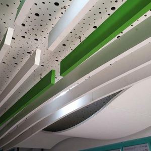 Akoestische Betekenis <span class=keywords><strong>Diffuser</strong></span> Ruis Bedieningspaneel Beweegbare Klankabsorberende Plafondpanelen Fabriek Oem Reductie - Product Image 3