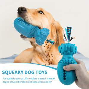 Juguete Masticable para Mascotas, Rojo, Interactivo, para Perros, Limpieza de Dientes, Forma de Hueso, con Sonido, para Perros - Product Image 4