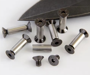 Tornillos <span class=keywords><strong>de</strong></span> Remache <span class=keywords><strong>de</strong></span> Acero Inoxidable M4 <span class=keywords><strong>para</strong></span> Mango <span class=keywords><strong>de</strong></span> Cuchillo, Tornillo <span class=keywords><strong>de</strong></span> Escala, Tuerca <span class=keywords><strong>de</strong></span> Fijación, Cabeza Hexagonal Plana, Medida Métrica, Acabado Negro - Product Image 5