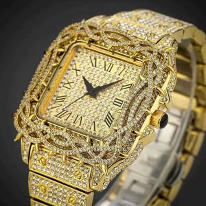 Moissanite Diamond <b>Watch</b> Ice-cut Luxury <b>Watch</b> High-end Premium Automatic <b>Watch</b> VVS Moissanite Diamond Waterproof - Product Image 1