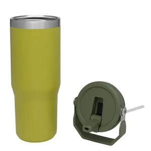 Vente en gros de gobelets de voyage isothermes personnalisés en acier inoxydable 304, grande capacité, pour voiture - Product Image 1