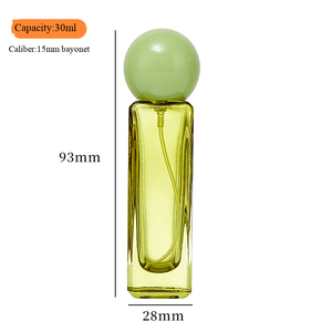 高端玻璃香水瓶水晶材质30ml空香水瓶高端彩色小分装瓶 - Product Image 6