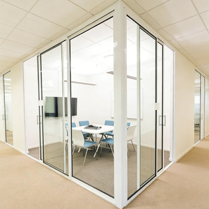 Cloison <span class=keywords><strong>de</strong></span> séparation écologique pour salle <span class=keywords><strong>de</strong></span> réunion, cloison en verre insonorisée, séparateur <span class=keywords><strong>de</strong></span> bureau intérieur, <span class=keywords><strong>vente</strong></span> directe d'usine - Product Image 1