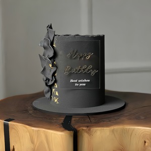 Honey And Sweetness Acrylic <b>Cake</b> Side <b>Decorations</b> Gold Foil Birthday <b>Cake</b> Ornaments Party <b>Supplies</b> - Product Image 2