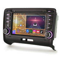 Reproductor de DVD para Auto Android 16 con Pantalla IPS de 7 Pulgadas Erisin ES9077T para AUDI TT MK2 2006-2014, DSP, CarPlay Inalámbrico, TPMS, DAB+, 4G LTE, GPS