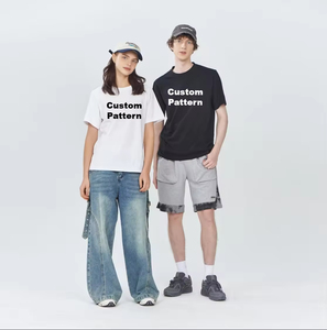 เสื้อยืดคอกลมคุณภาพสูง ผ้าฝ้ายถัก 100% น้ำหนัก 220 กรัม พิมพ์ลายดิจิทัล โลโก้สั่งทำได้ ยูนิเซ็กส์ สำหรับผู้ชาย แบบเปล่า - Product Image 3