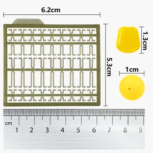 LUSHAZER 1 Set di impianti di perforazione per la pesca alla carpa con ganci spinati esca ferma Boilie ferma il cambio rapido Kit di attrezzatura per terminali girevoli - Product Image 4
