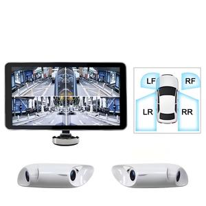 Monitor DVR para Auto de 6 Pulgadas con Vista Lateral y Detección de Punto Ciego, Pantalla Táctil de 4 Canales, Cámara de Visión Lateral Izquierda y Derecha, Lente Dual AHD 720P - Product Image 1