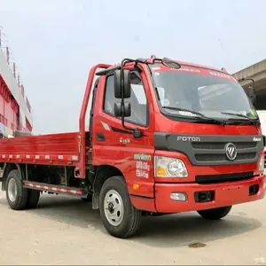 شاحنة بضائع ضوئية من FOTON Aumark بقدرة 5-6 طن, تتميز بكابينة واحدة وهيكل حمولة أطول بطول 5.2 متر