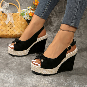 <span class=keywords><strong>Scarpe</strong></span> <span class=keywords><strong>con</strong></span> tacco alto alla moda estivo <span class=keywords><strong>con</strong></span> punta a bocca di pesce e suole spesse traspiranti per donne disponibili nelle taglie da 35 a 42. - Product Image 3