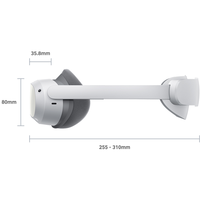 Casque VR tout-en-un PICO 4 Pro avec taux de rafraîchissement de 90Hz 8 Go + 525 Go de mémoire Casque VR à angle de champ de 105 degrés pour jouer à des jeux