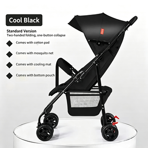 <span class=keywords><strong>Passeggino</strong></span> JXB Pieghevole con Un Solo Clic, Leggero e Traspirante con Schienale in Rete, Ideale per Viaggi con il Bambino - Product Image 2