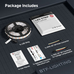 <span class=keywords><strong>WS2812B</strong></span> 5050 Setrip Led RGB, Setrip Led Warna Impian Digital Ajaib Dapat Diatur Terpisah 1M 2M 4M 5M 5V <span class=keywords><strong>WS2812B</strong></span> - Product Image 5