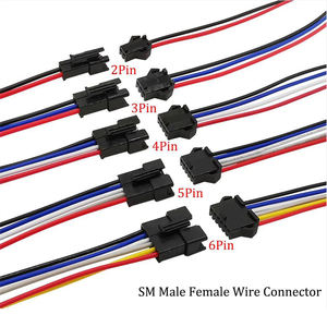 <span class=keywords><strong>2</strong></span> 3 4 5 6-polige Buchse SM JST-Stecker Kabel verlängerung Elektrische Drähte Für 3528 5050 RGB LED-Streifen leuchten - Product Image 5