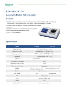 SABEDORIA Refratômetro Bancada 0.00001 Resolução ND Conformidade Peltier Temp Control FDA para Pharma & Food Labs - Product Image 6
