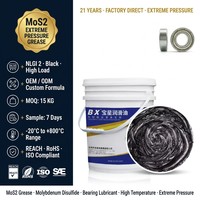 Gemuk MoS2 Molybdenum Disulfide Suhu Tinggi -20C hingga 800C Pelumas Bantalan Anti-Aus Tekanan Ekstrem OEM Pabrik Kustom