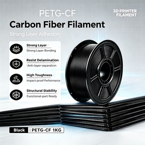 Filamento para Impresora 3D Zorvant PETG CF de Fibra de Carbono, 1.75mm, 1kg, Alta Rigidez, Acabado Mate, Modelo PETG-CF06-103 para Marcos de Drones - Product Image 4