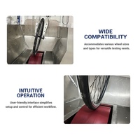 Machine d'essai de fatigue de roue de vélo électrique, testeur de durabilité de jante de vélo, équipement de test de longue durée de vie de jante de vélo