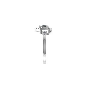 Bague en diamant rond de qualité supérieure cultivé en laboratoire, argent 925, or 9 carats, 14 carats, 18 carats, bagues en diamant pour femme, bague de fiançailles - Product Image 2