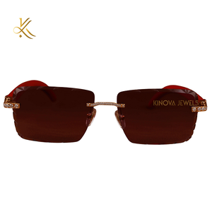 Lunettes de soleil tendance tendance diamant lunettes de soleil pour hommes et femmes lunettes élégantes inspirées par le concepteur haut de gamme semble parfait - Product Image 1