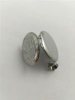 Nouveau cadre Photo en acier inoxydable, médaillon avec de nombreux motifs de fleurs, pendentif sculpté, bijoux Vintage de Style ancien