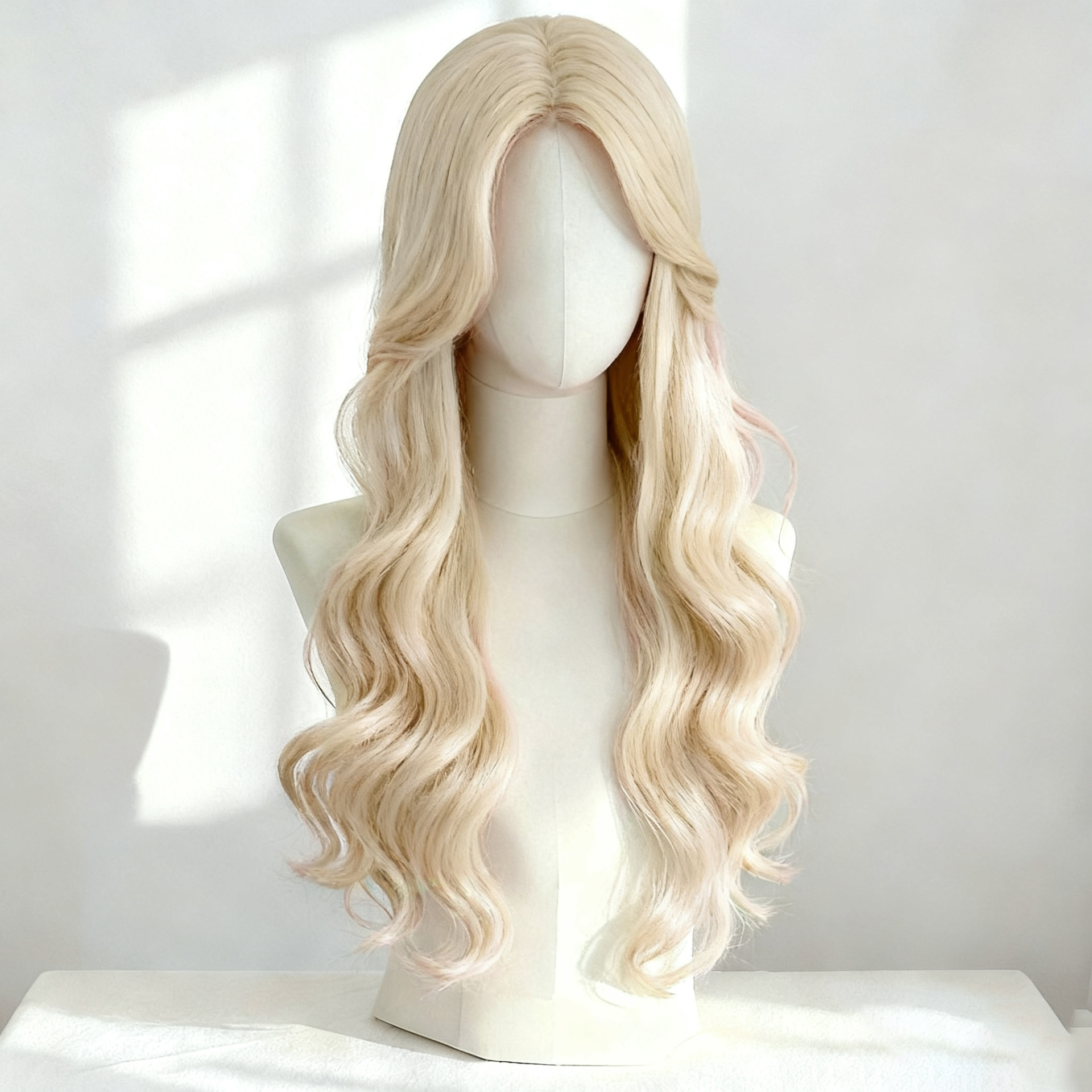 Dentelle frontale 60 cm [Or Platine]
