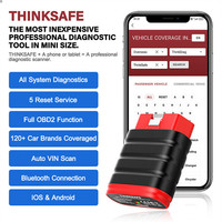 Escáner OBD2 Thinkcar Thinksafe 2023, Lector de Códigos de Sistema Completo, Escanea 5 Funciones de Reinicio, Herramientas de Diagnóstico OBD 2, PK THINKCAR PRO