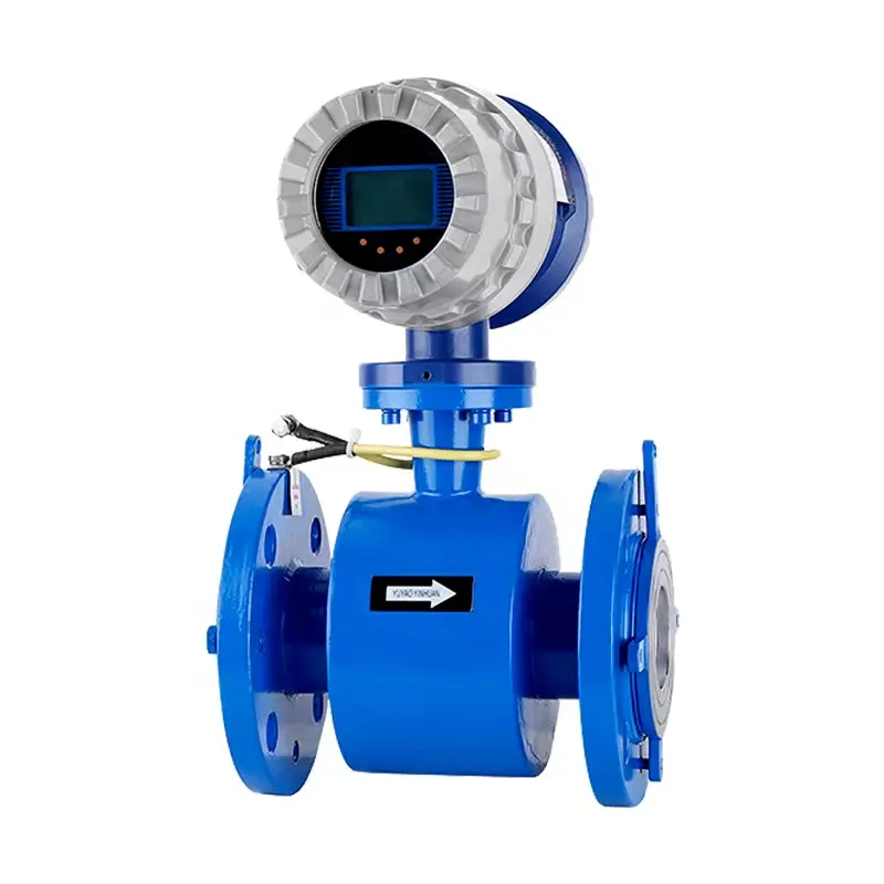 Display Lcd digitale misuratore del sensore di flusso dell'acqua misuratore di portata elettromagnetico per acque reflue DN1200