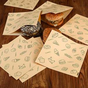 Bolsa de Papel Kraft Marrón de Doble Apertura Personalizada, Diseño Triangular a Prueba de Grasa para Empacar Donas, Bocadillos, Pizza, PE - Product Image 4