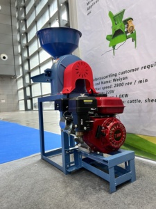 Lúa mì, ngô, đậu, cá khô vv Máy xay hạt xăng máy pha cà phê với máy xay phù hợp với động cơ nhiên liệu - Product Image 4