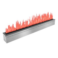 Cheminée électrique à vapeur d'eau avec flamme LED 3D réaliste, économe en énergie, pour usage intérieur, design pour salon, fourni par l'usine