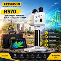 Scanner laser 3D portable de qualité topographique TopTech RS70, haute précision, SLAM LiDAR avec caméras 12MP pour la topographie