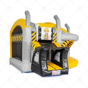 Casa de rebote comercial CASTILLO DE SALTO para niños juegos de trampolín para fiesta Multi play Jungle Crocodile Bouncy Castle