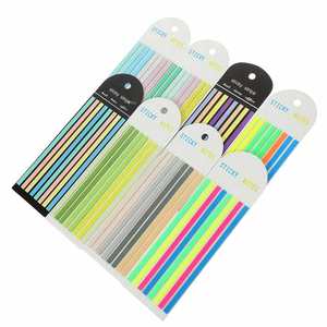 Vibrant Colored Long Index Tabs Sticky Notes Self-Adhesive <b>Book</b> Reading Memo Recording Essential School Office Supplies for - Product Image 1