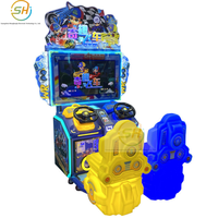 Console de jeu de course amusante pour enfants, best-seller 2026, voiture de course colorée à monnayeur de 32 pouces
